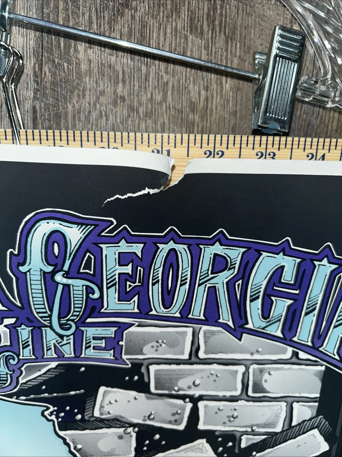 FGL FLORIDA GEORGIA LINE ANYTHING GOES TOUR 2015 POSTER SIGNED AUTOGRAPHED, изображение 2