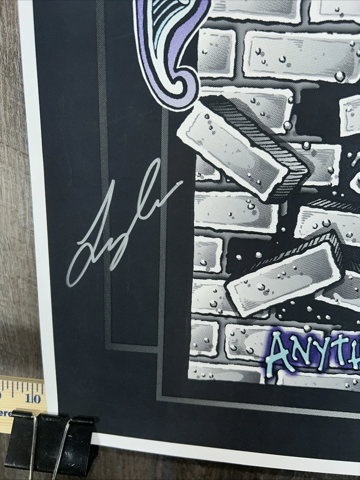 FGL FLORIDA GEORGIA LINE ANYTHING GOES TOUR 2015 POSTER SIGNED AUTOGRAPHED, изображение 3