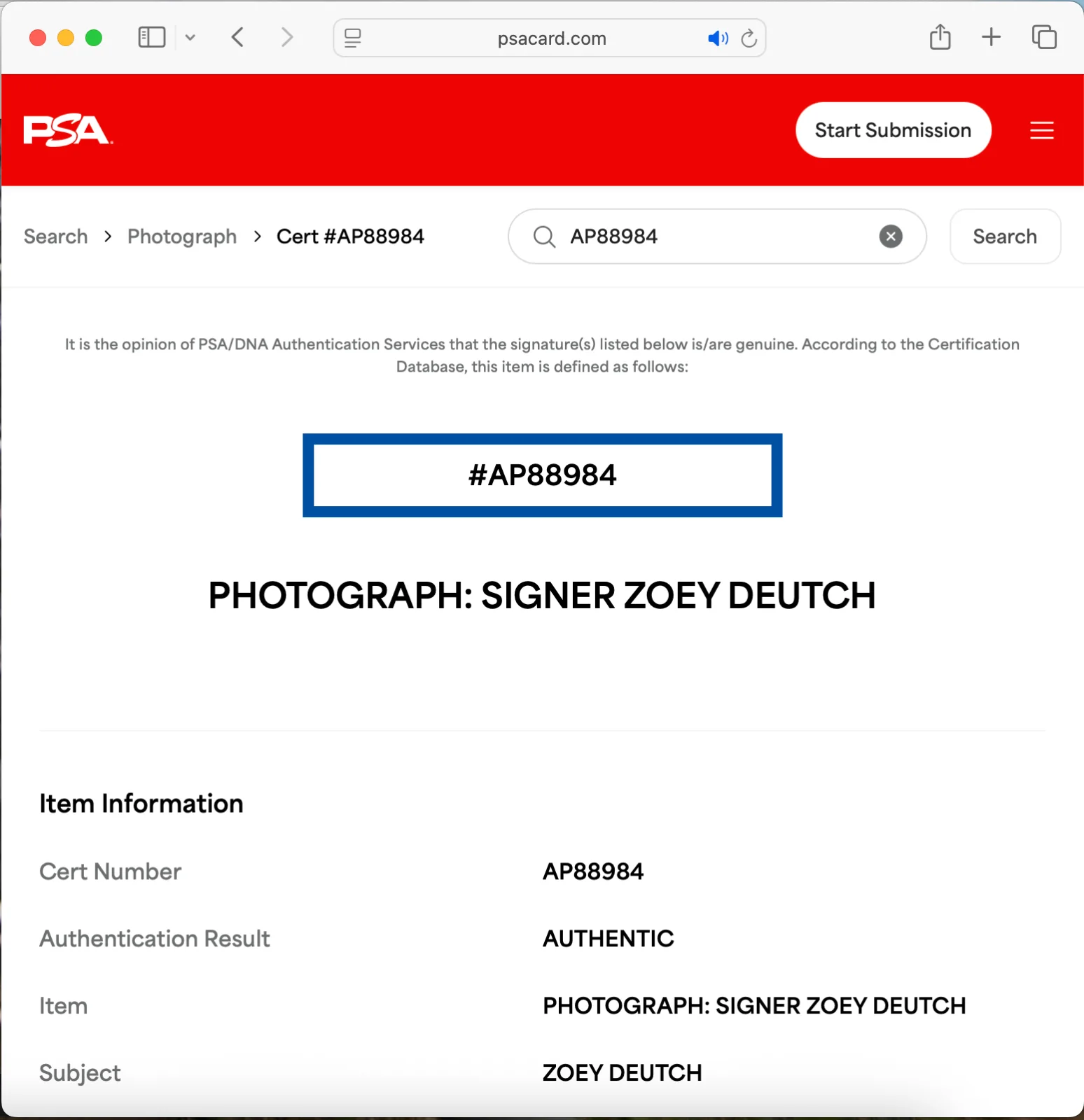 Zoey Deutch — ZOEY DEUTCH SIGNED 11x14 PHOTO PSA DNA AUTOGRAPH PHOTOSHOOT 8984, изображение 3