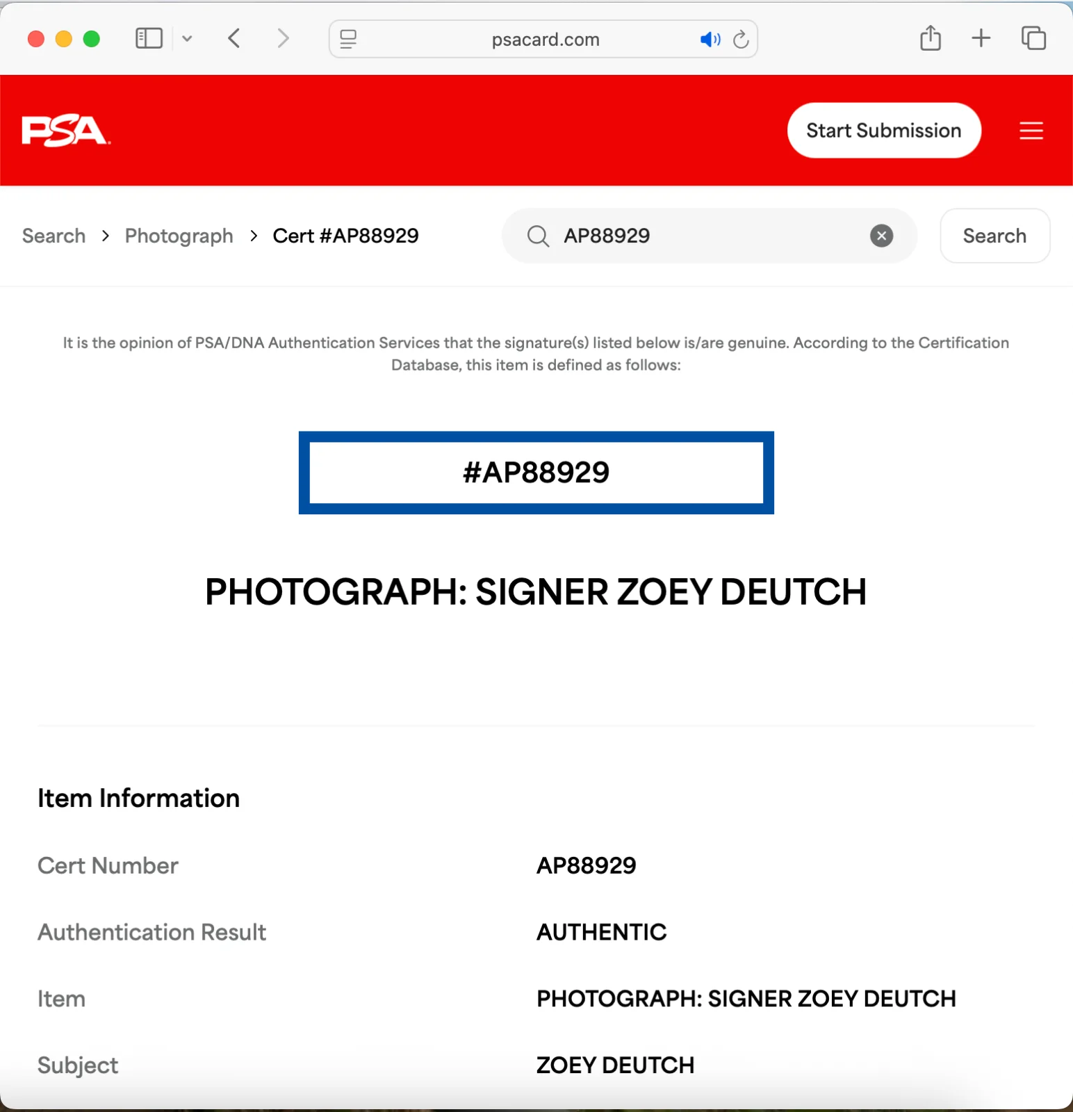 Zoey Deutch — ZOEY DEUTCH SIGNED 11x14 PHOTO PSA DNA AUTOGRAPH PHOTOSHOOT 8929, изображение 3