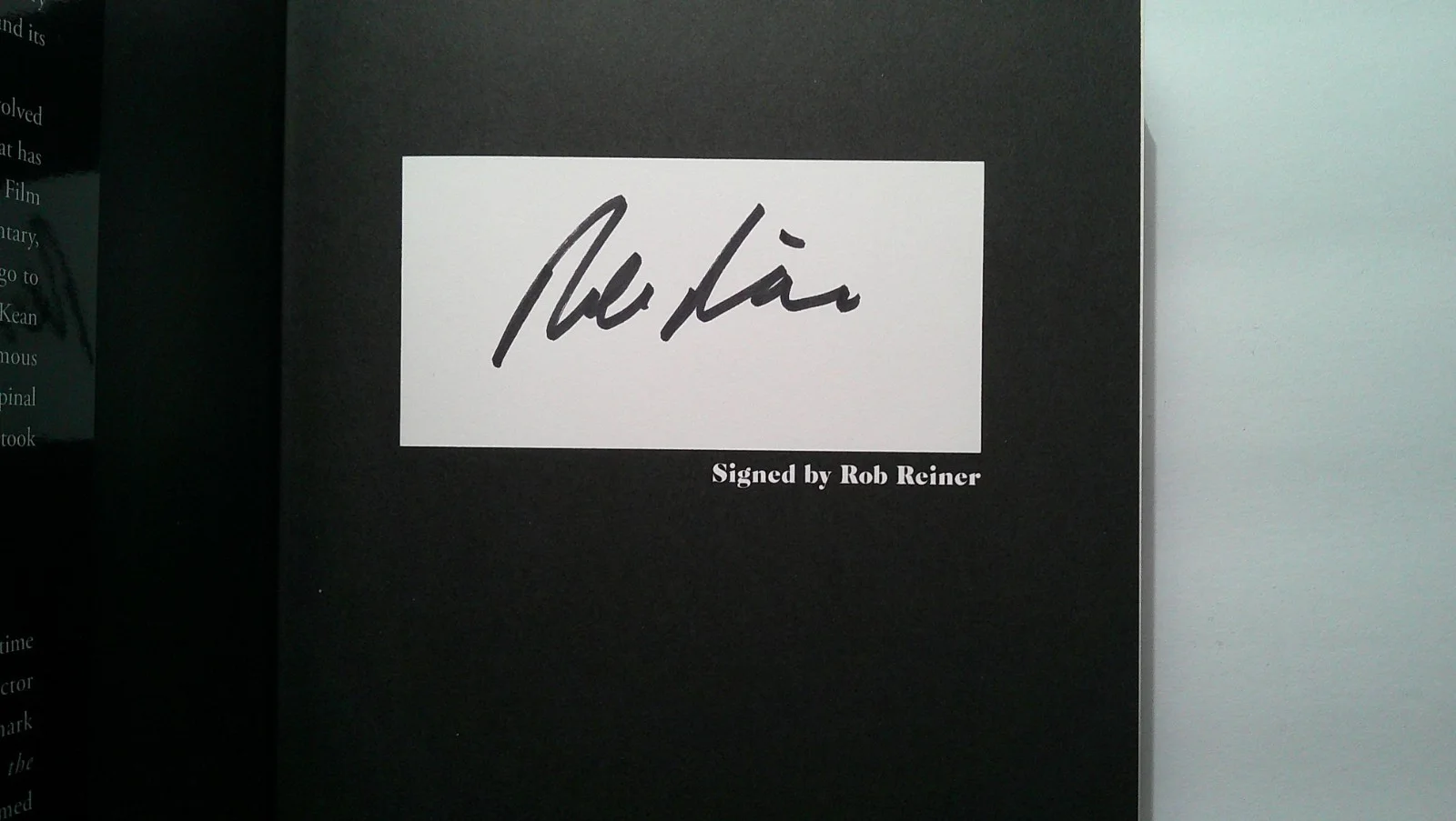 Rob Reiner — *ROB REINER SIGNED LTD/ED. *SPINAL TAP* BOOK + SIGNED PHOTO + PROMO FILM STILL*, image 3