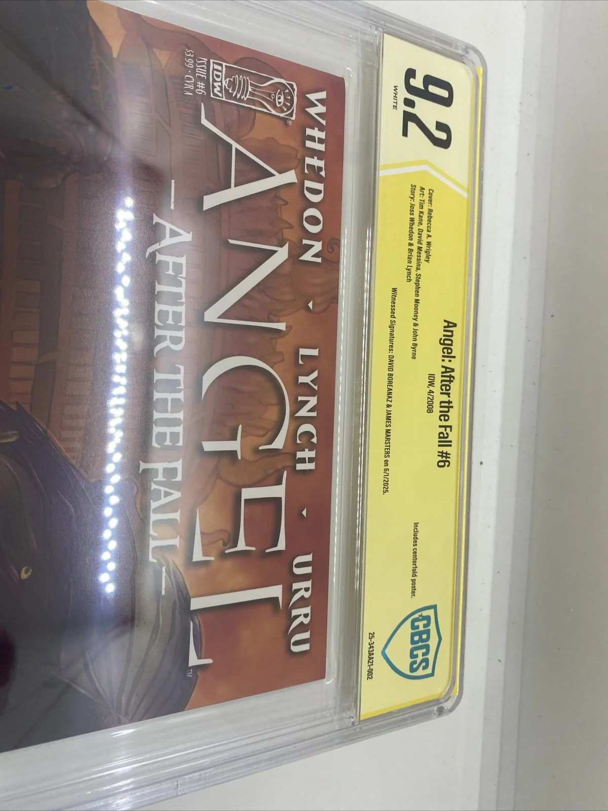 Boreanaz Marsters — Buffy the Vampire Slayer Signed Cast Boreanaz Marsters Comic CBCS Witnessed 9.2, image 3