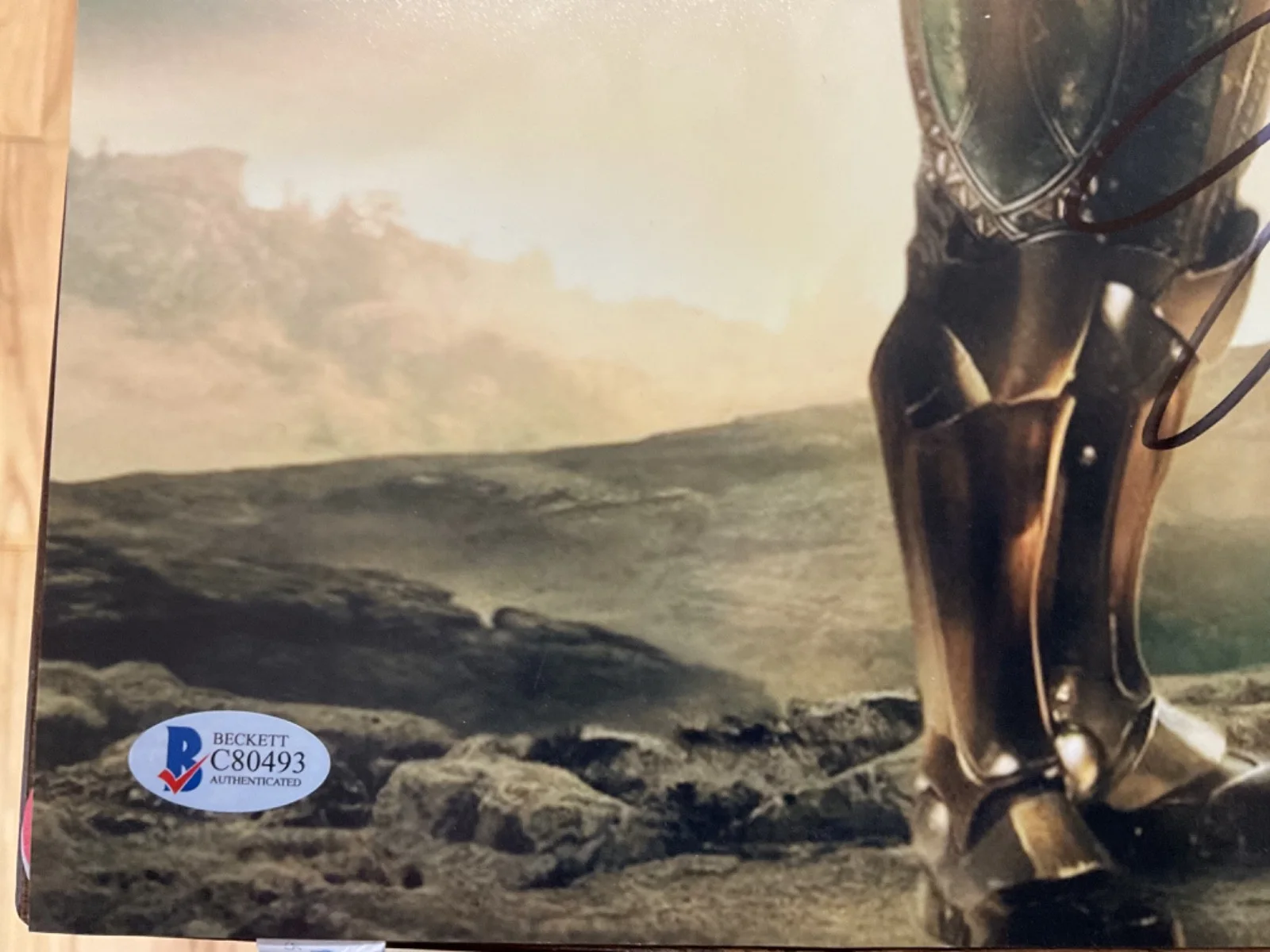 Jason Momoa — Jason Momoa Authentic Signed Aquaman 11x14 Movie Photo Smudge on Signature, изображение 3