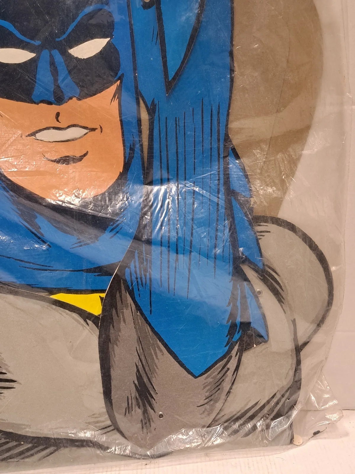 rare vintage 1974 batman jointed giant - new old stock (nos) - sealed package, изображение 4