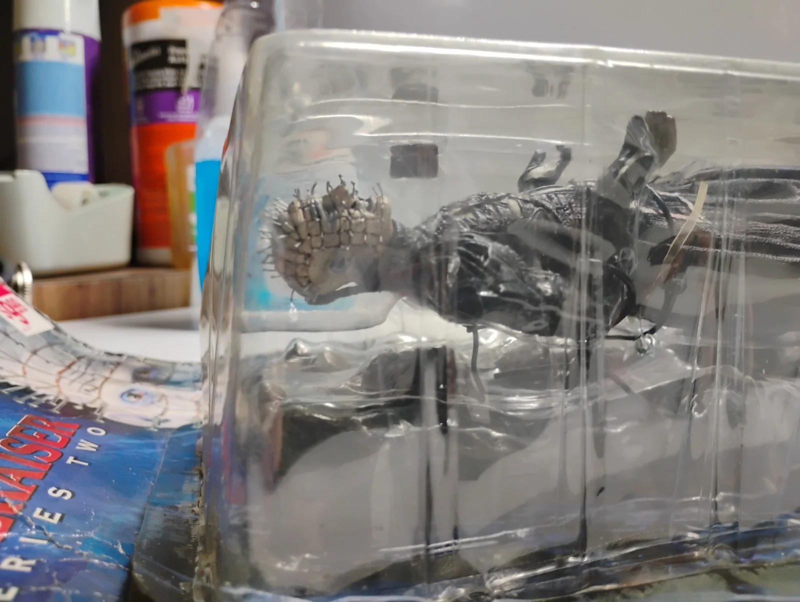 DOUG BRADLEY — NECA REEL TOYS, PINHEAD AUTOGRAPHED BY:DOUG BRADLEY, IN BOX ACTION FIGURE ( C3, image 2