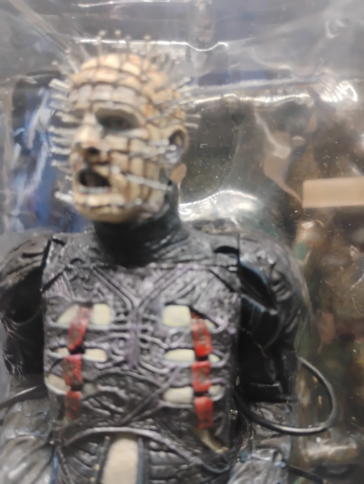 DOUG BRADLEY — NECA REEL TOYS, PINHEAD AUTOGRAPHED BY:DOUG BRADLEY, IN BOX ACTION FIGURE ( C3, image 4