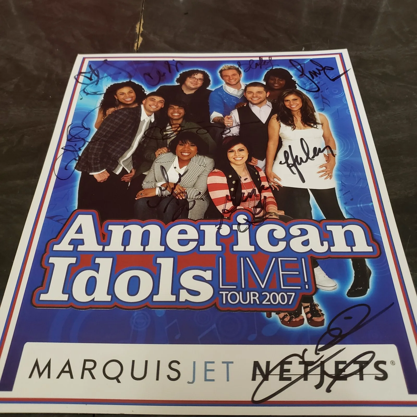 Jordin Sparks — American Idol Live Tour 2007 Promo Photo Jordin Sparks Autograph + Fan & Program, изображение 5