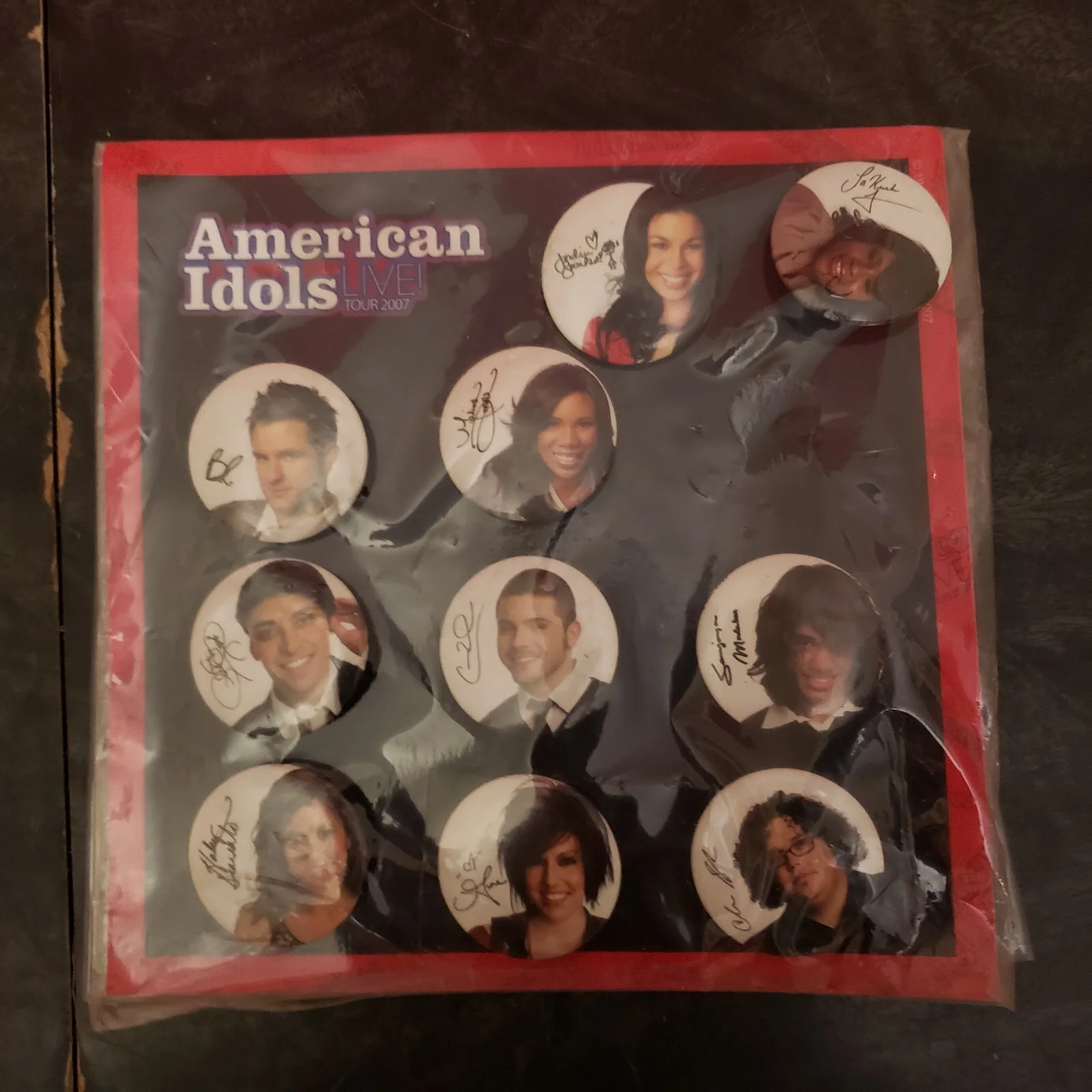 American Idol Live Tour 2007 Lot Crowd Fan Program Button Pins Jordin Sparks, изображение 5