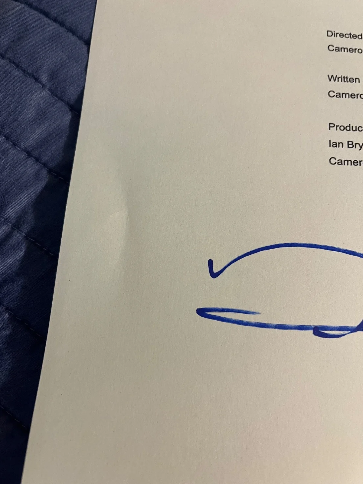 Kate Hudson — Kate Hudson Signed Autographed Almost Famous Movie Script Cover, image 4