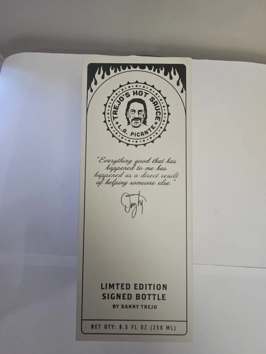 Special Edition Trejo’s Hot Sauce Mango & Lemon Drop Pepper. AUTOGRAPH LIMITED, изображение 2