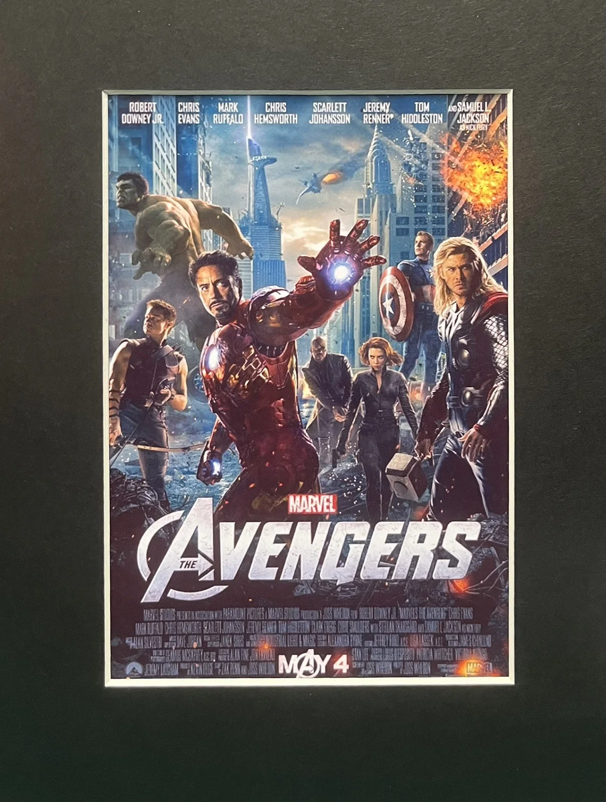 THE AVENGERS. 35mm Film Cell Mounted Display, image 2