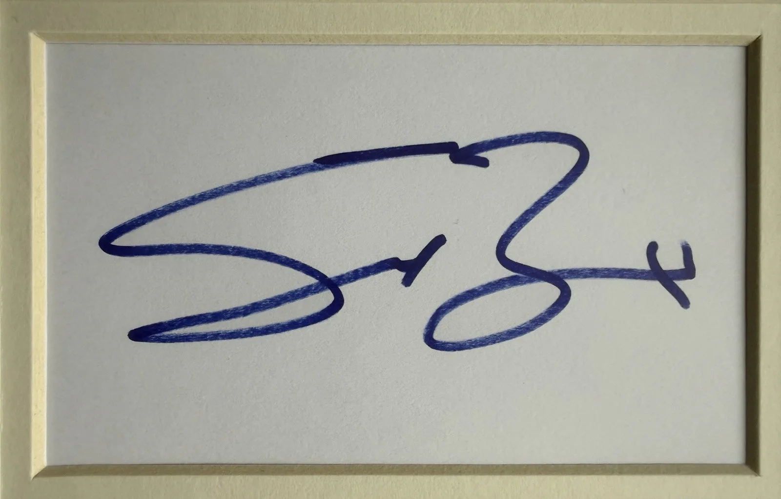 Sean Bean “patriot Games” Signed Framed 16" X 12” Double Mounted Display, image 5