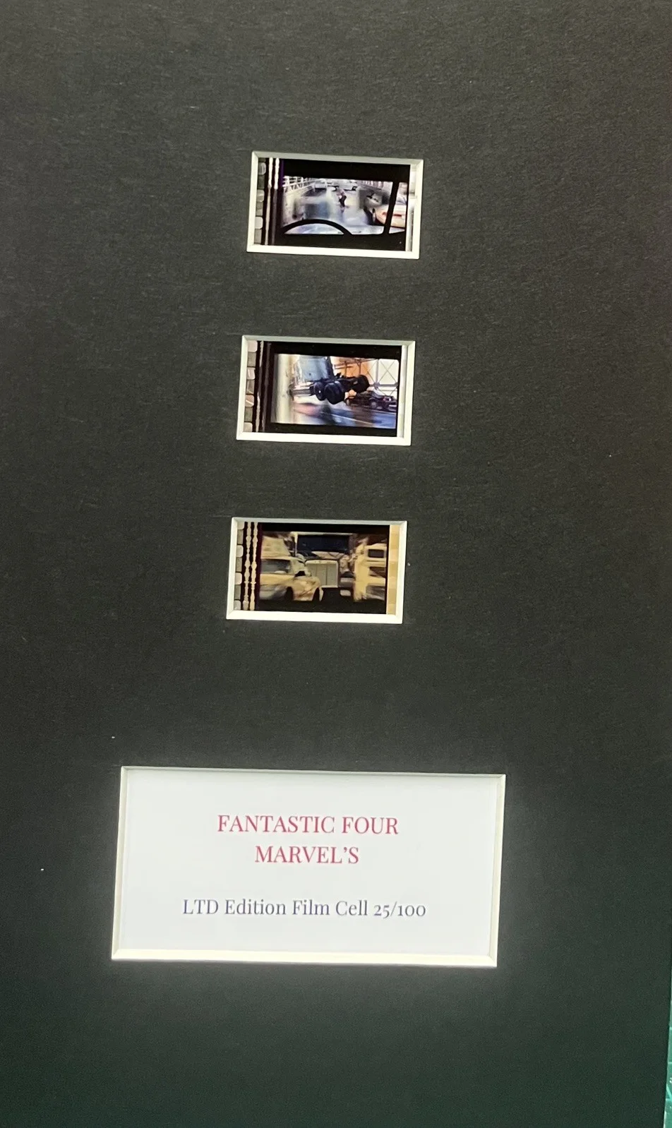 FANTASTIC FOUR . 35mm Film Cell Mounted Display, image 3