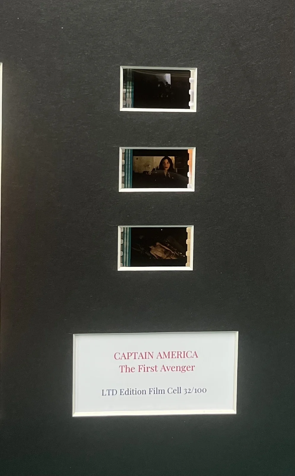 CAPTAIN AMERICA. The First Avenger . 35mm Film Cell Mounted Display, image 3