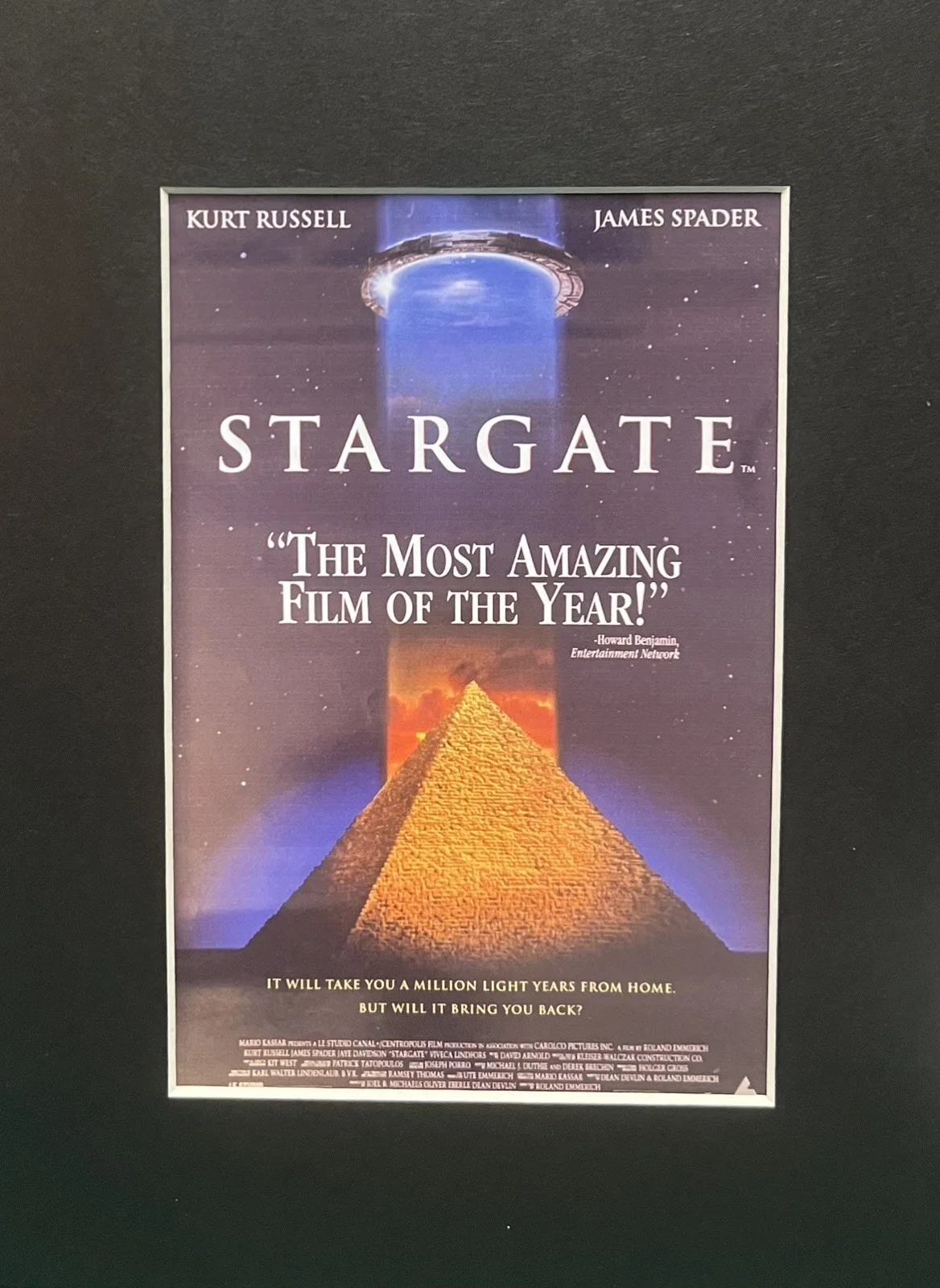 STARGATE. 35mm Film Cell Mounted Display, image 3