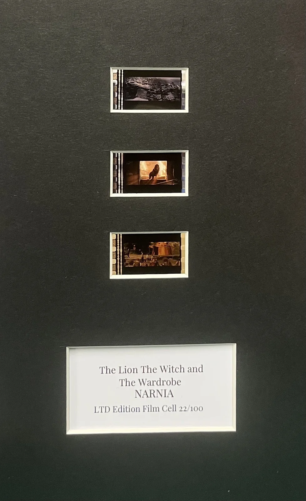 The Chronicles of NARNIA 35mm Film Cell Mounted Display, image 3