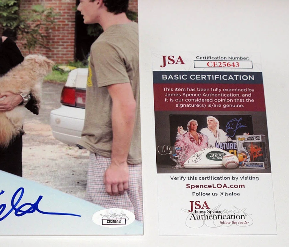 ANTON YELCHIN, WILLA HOLLAND — Anton Yelchin & Willa Holland signed 8x10 Photo EXACT PROOF Rare JSA COA, изображение 3