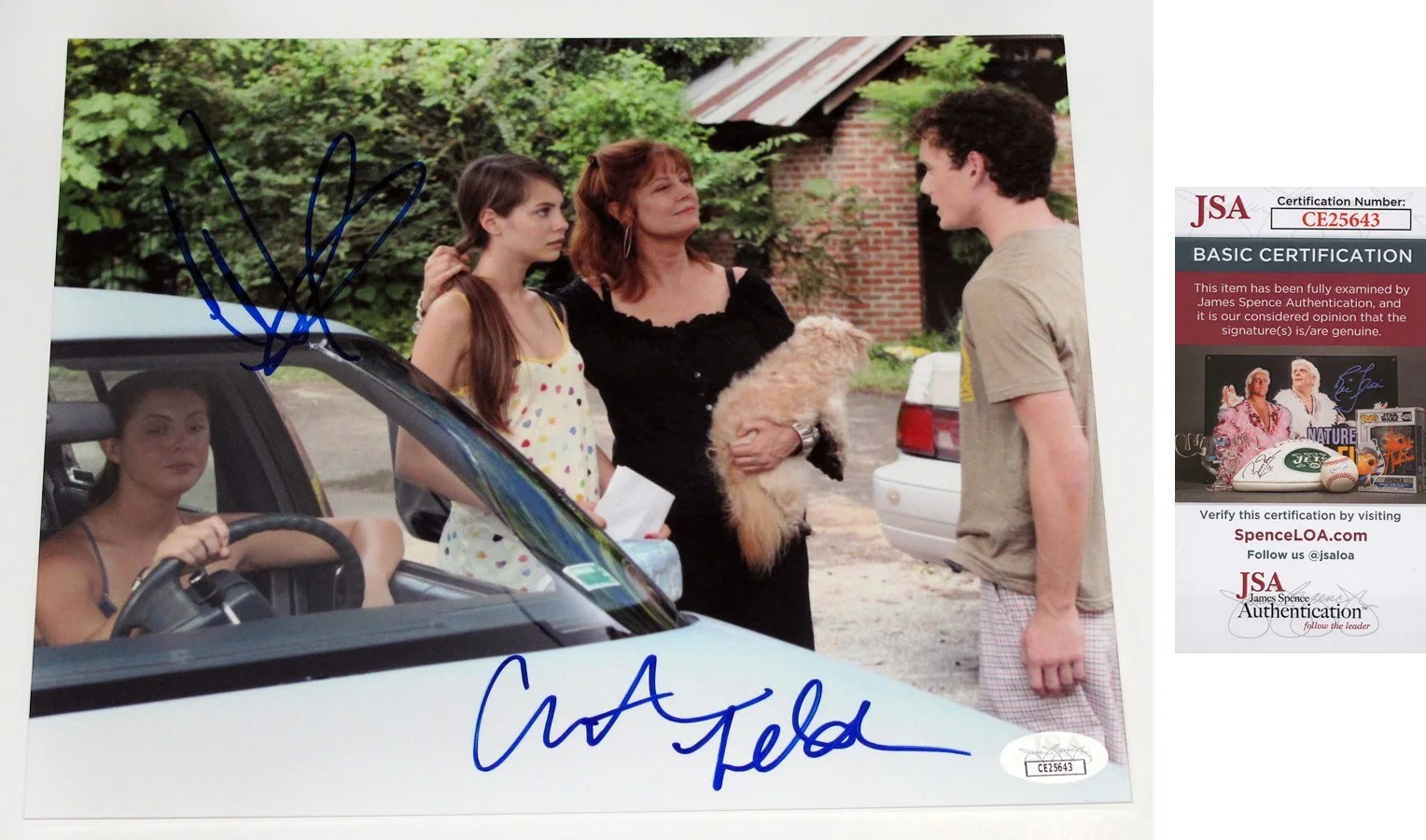 ANTON YELCHIN, WILLA HOLLAND — Anton Yelchin & Willa Holland signed 8x10 Photo EXACT PROOF Rare JSA COA, изображение 5