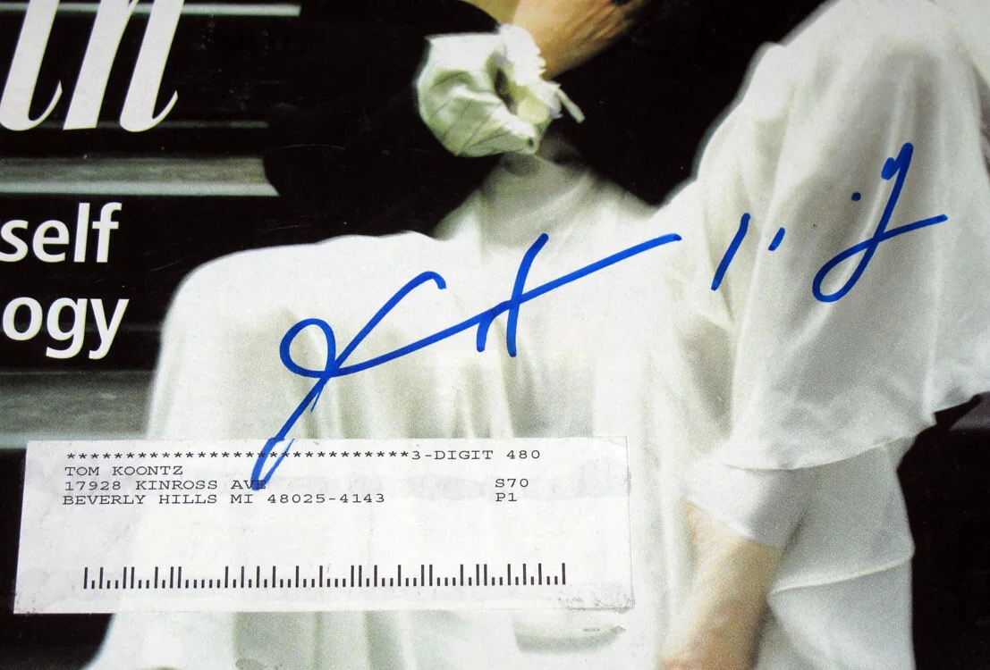 PATTI SMITH — Patti Smith signed Autographed "ICE" Magazine COA, image 2