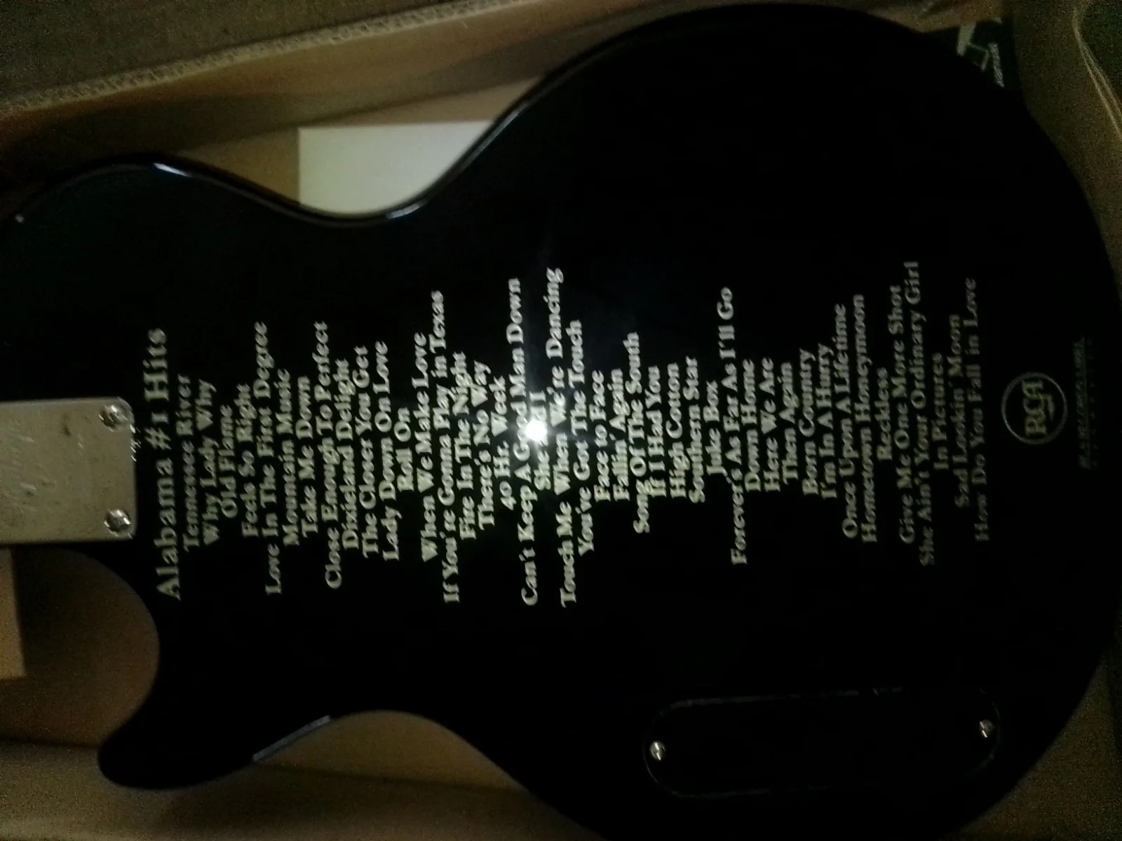 ALABAMA AMERICAN FAREWELL TOUR 2003 AUTOGRAPHED EPIPHONEGUITAR w/ Case, image 3
