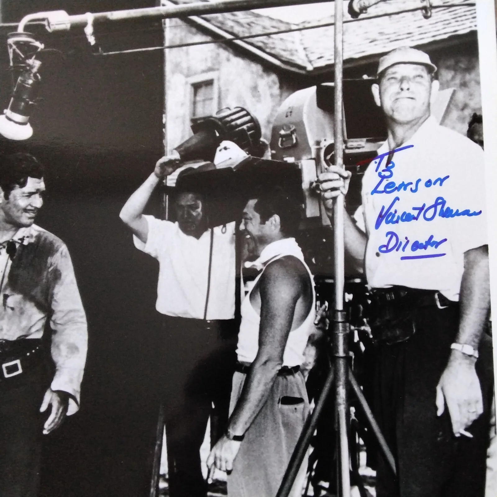 Vincent Sherman SIGNED Photo Movie TV Director Clark Gable Ava Gardner Lone Star, изображение 2