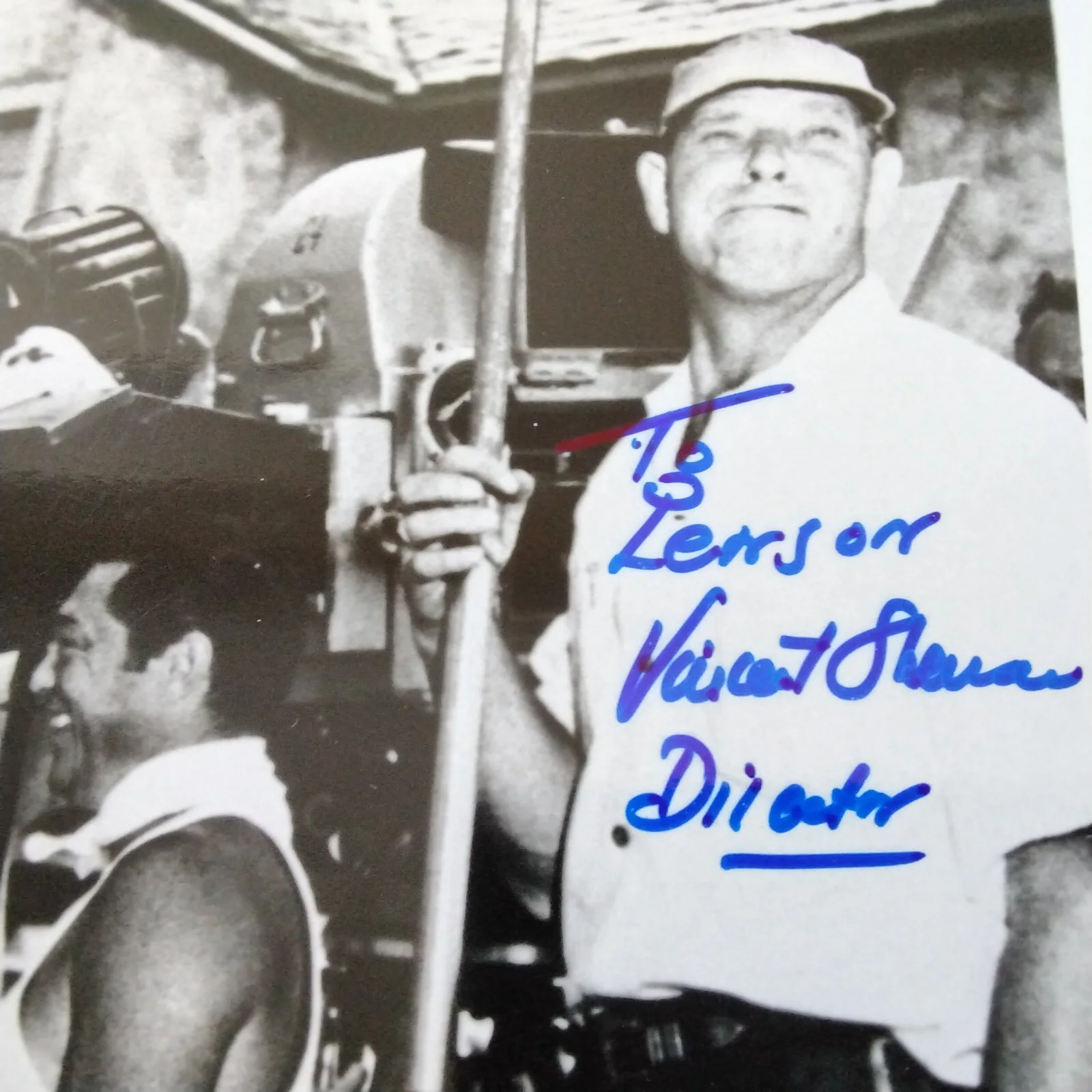 Vincent Sherman SIGNED Photo Movie TV Director Clark Gable Ava Gardner Lone Star, изображение 4