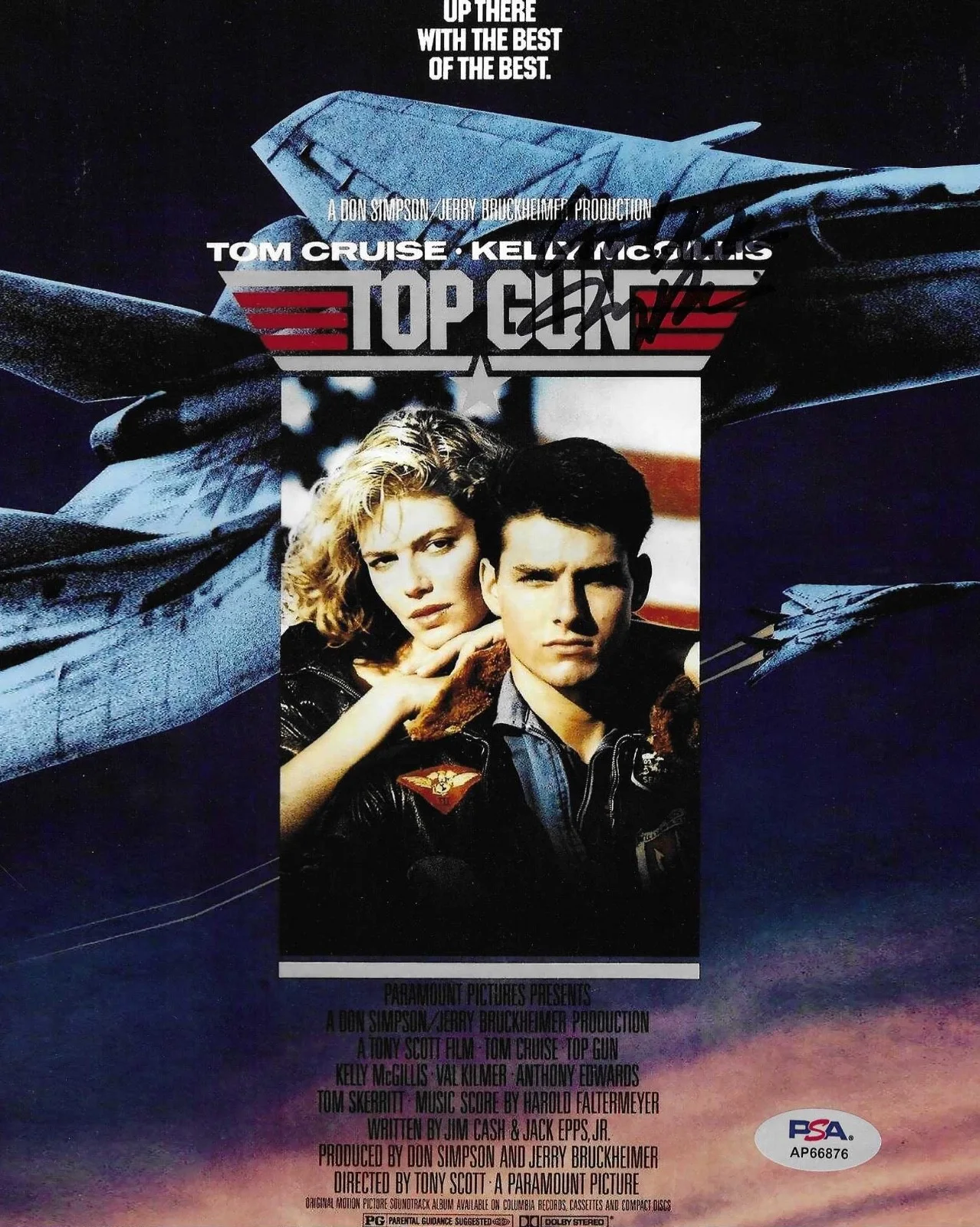 jerry bruckheimer — Director Jerry Bruckheimer Top Gun Movie Signed Auto 8x10 Photo PSA DNA