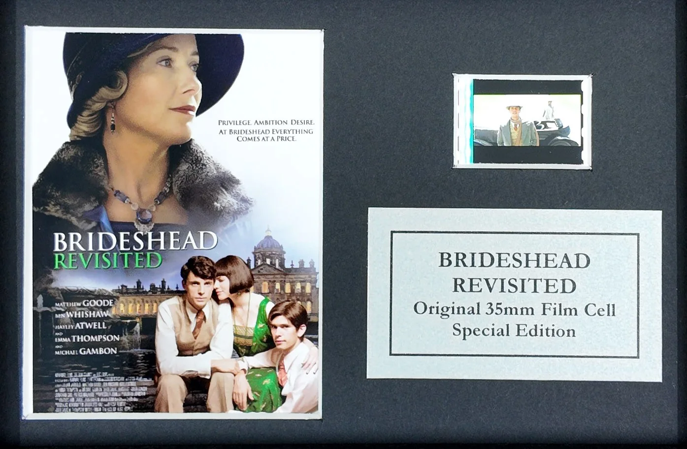 Handmade gift featuring original Mini film cell for BRIDESHEAD REVISITED fans, изображение 2