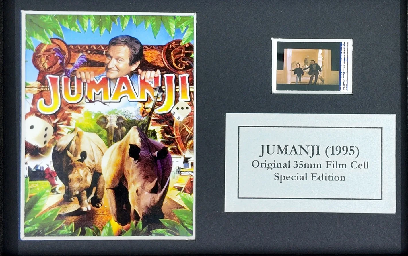 Handmade gift featuring original Mini film cells for JUMANJI 1995 fans, image 2
