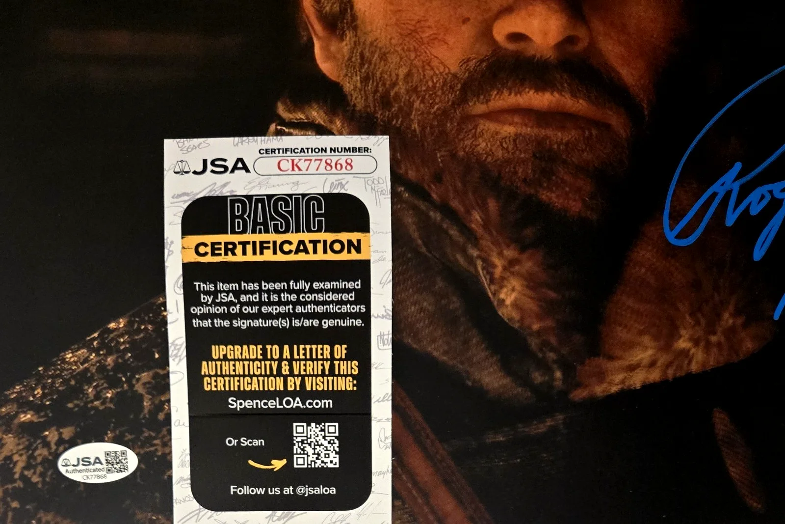 Roger Clark — Roger Clark Signed Photo Red Dead Redemption Arthur Morgan Autograph JSA COA 868, image 2