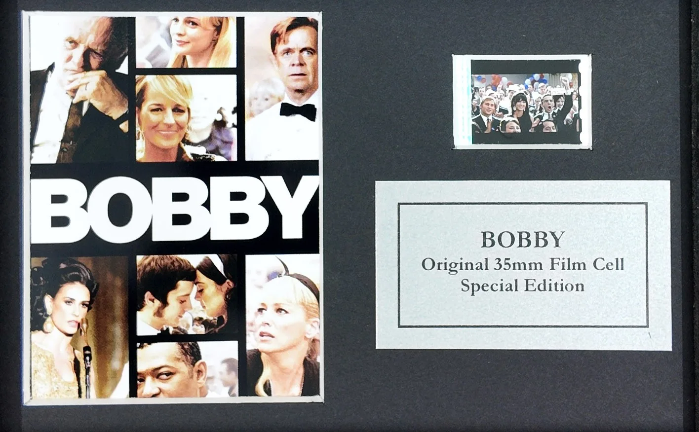 Handmade gift featuring original Mini film cells for BOBBY (Emilio Estevez) fans, image 2