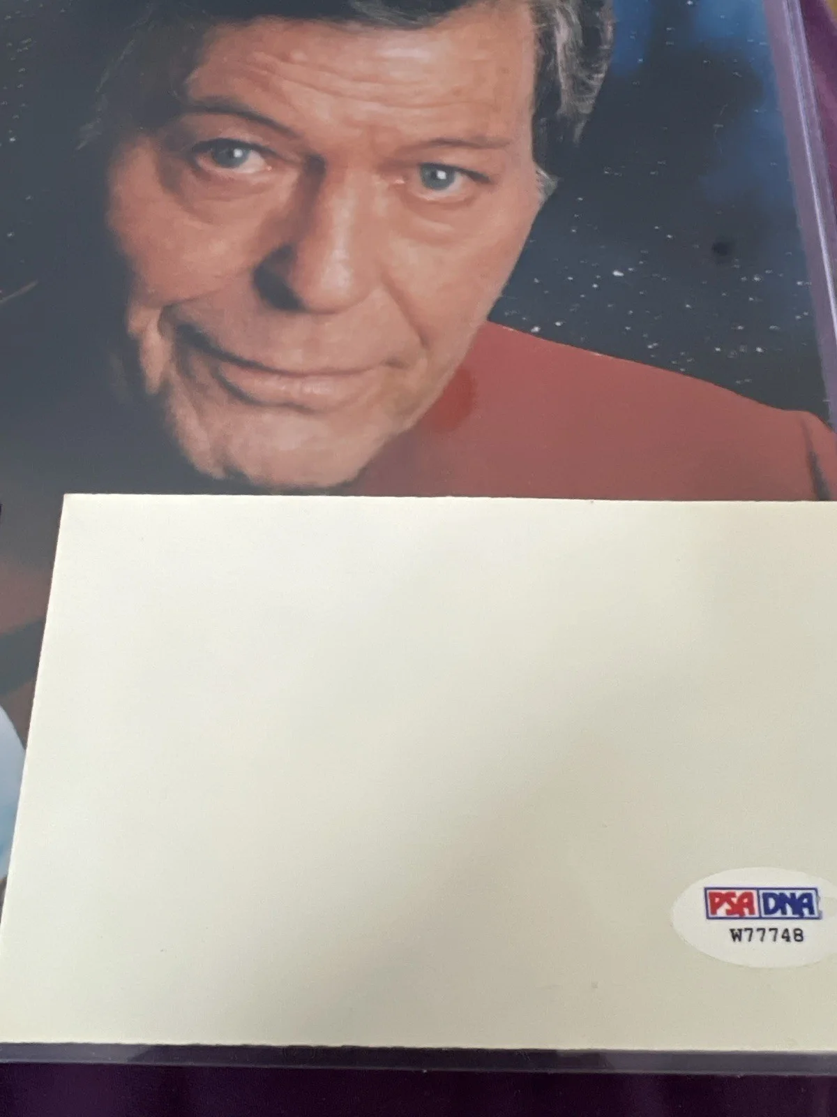 Deforest Kelley — DeForest Kelley Signed Index Card – Star Trek “Bones” – PSA/DNA COA, image 3