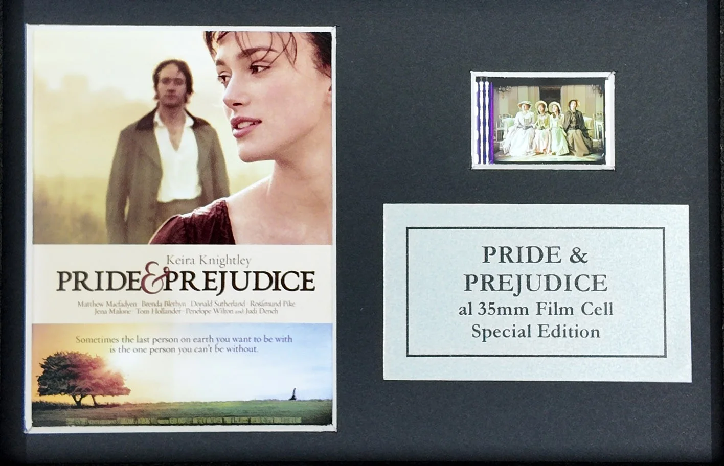 Handmade gift featuring original Mini film cell for PRIDE & PREJUDICE fans + COA, image 2
