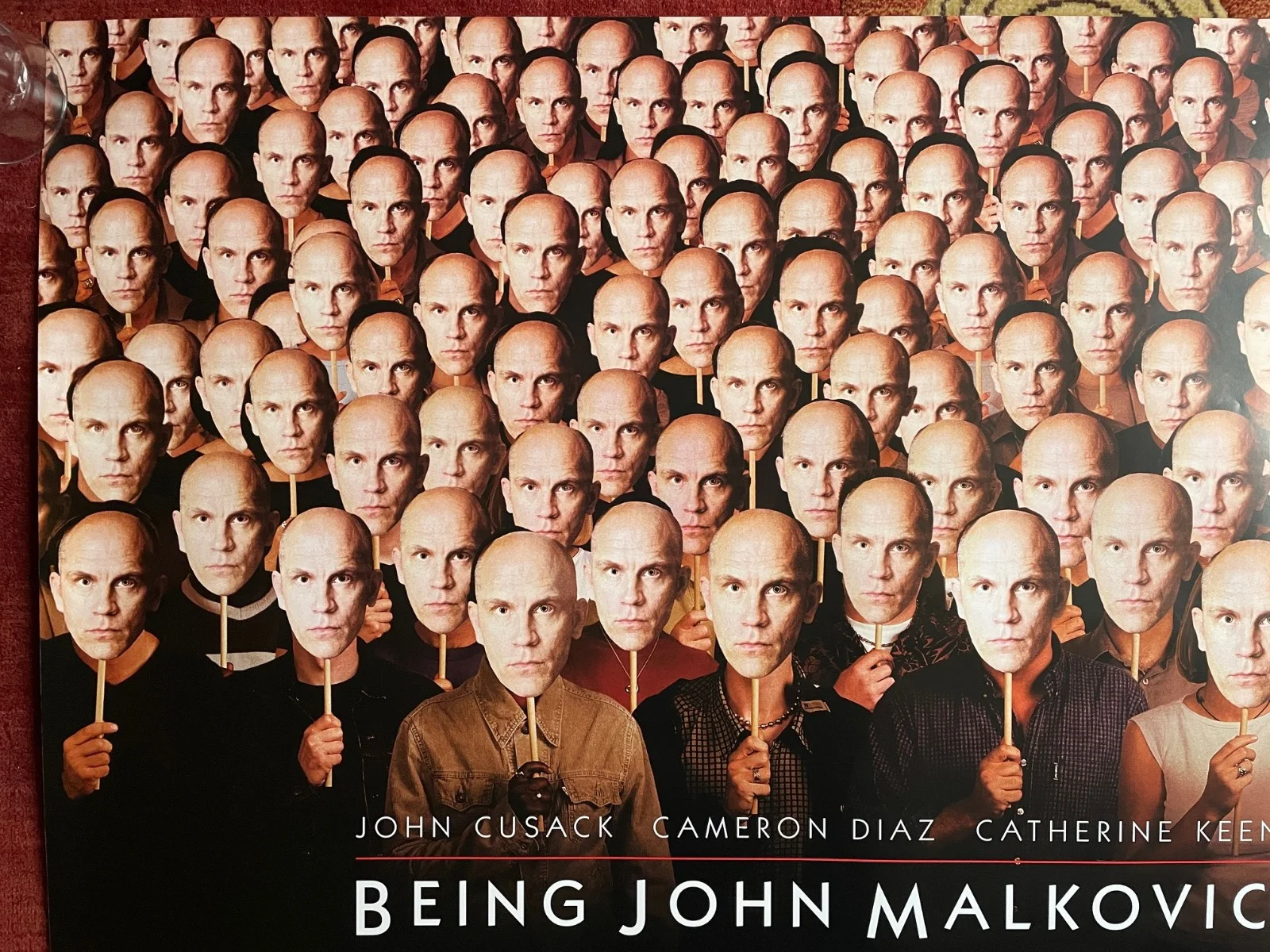 BEING JOHN MALKOVICH (1999) ORIGINAL UK QUAD CINEMA POSTER, изображение 2