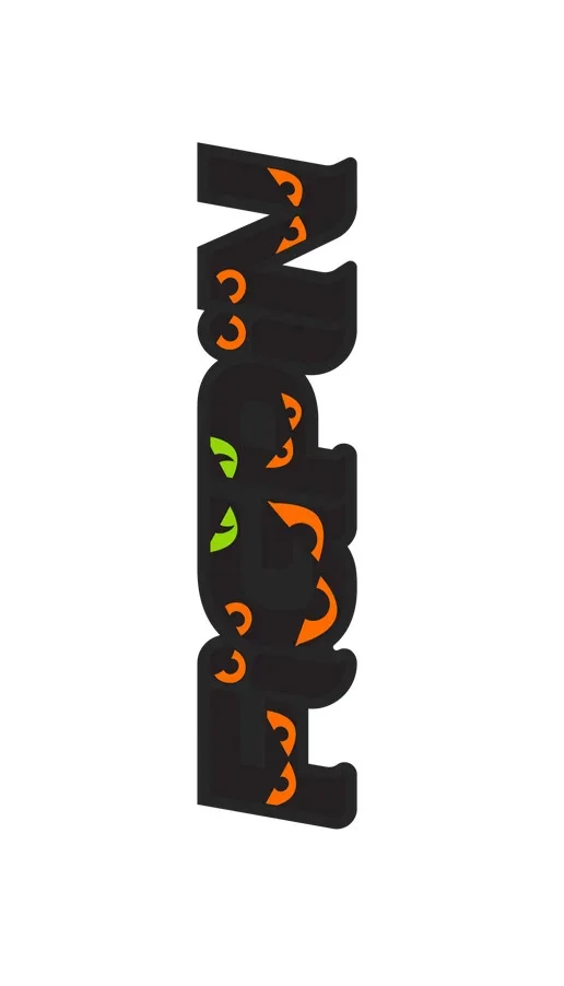 FiGPiN Spooky Eyes on Black Logo Pin (L46) LE 750, изображение 2