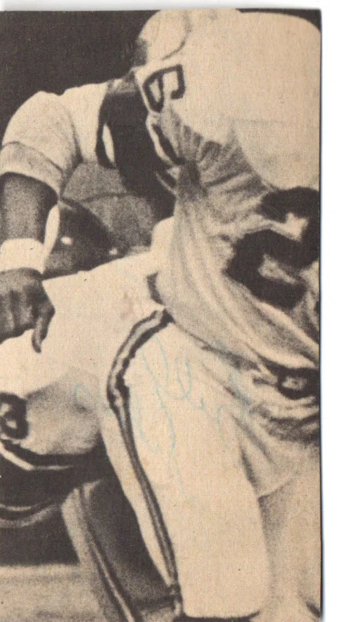 1960s Bill Kilmer Signed 3x5" Photo Washington Redskins UCLA Billy Autograph, image 2