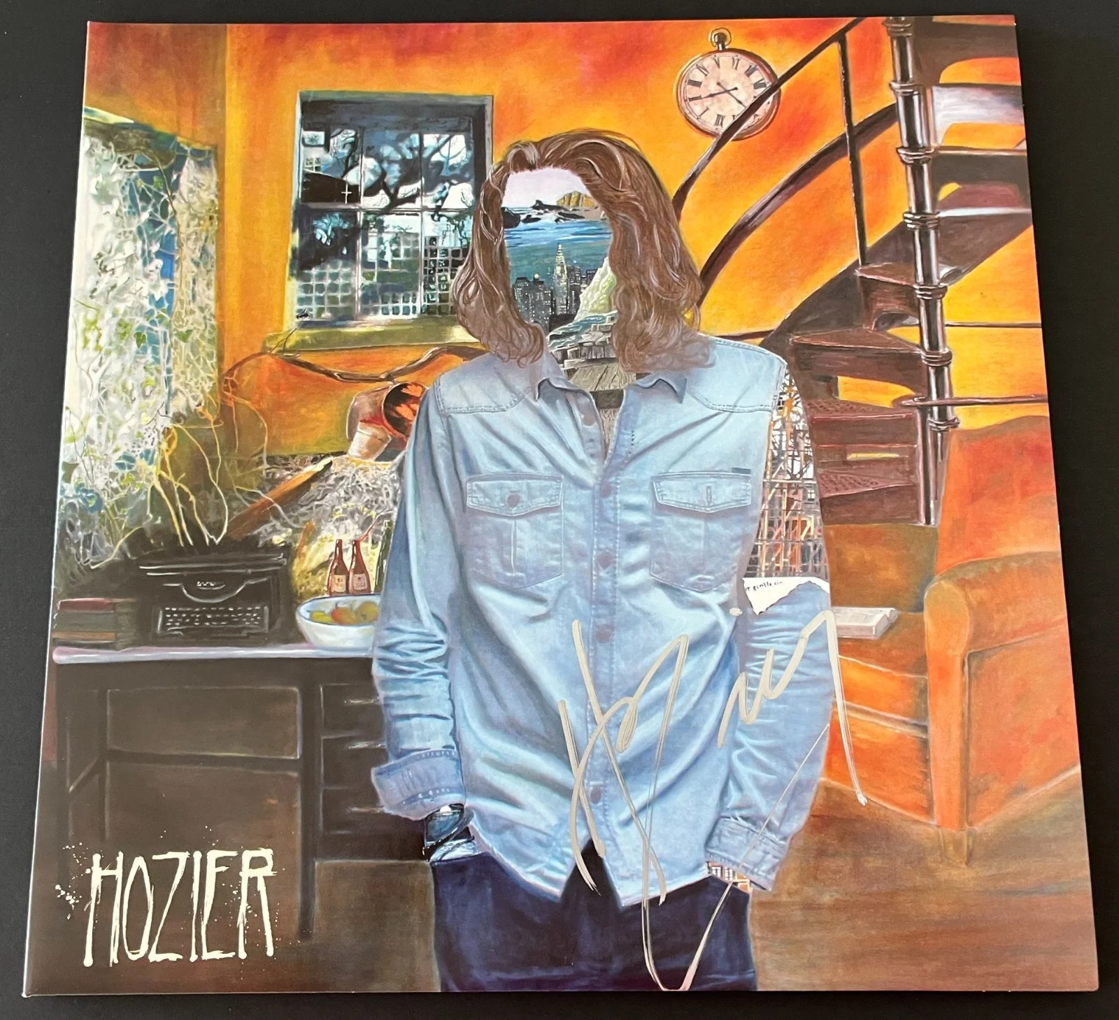 HOZIER SIGNED AUTOGRAPH SELF TITLED DEBUT VINYL wEXACT VIDEO PROOF & BECKETT COA, изображение 3