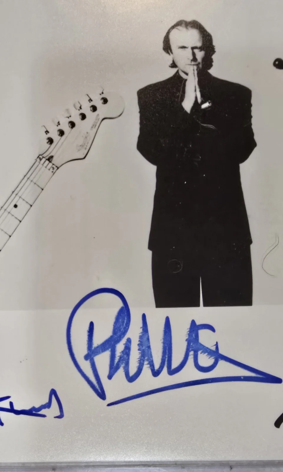 Genesis 8x10 Photo PHIL COLLINS Rutherford Banks 3x Auto Autograph Beckett BAS, image 3