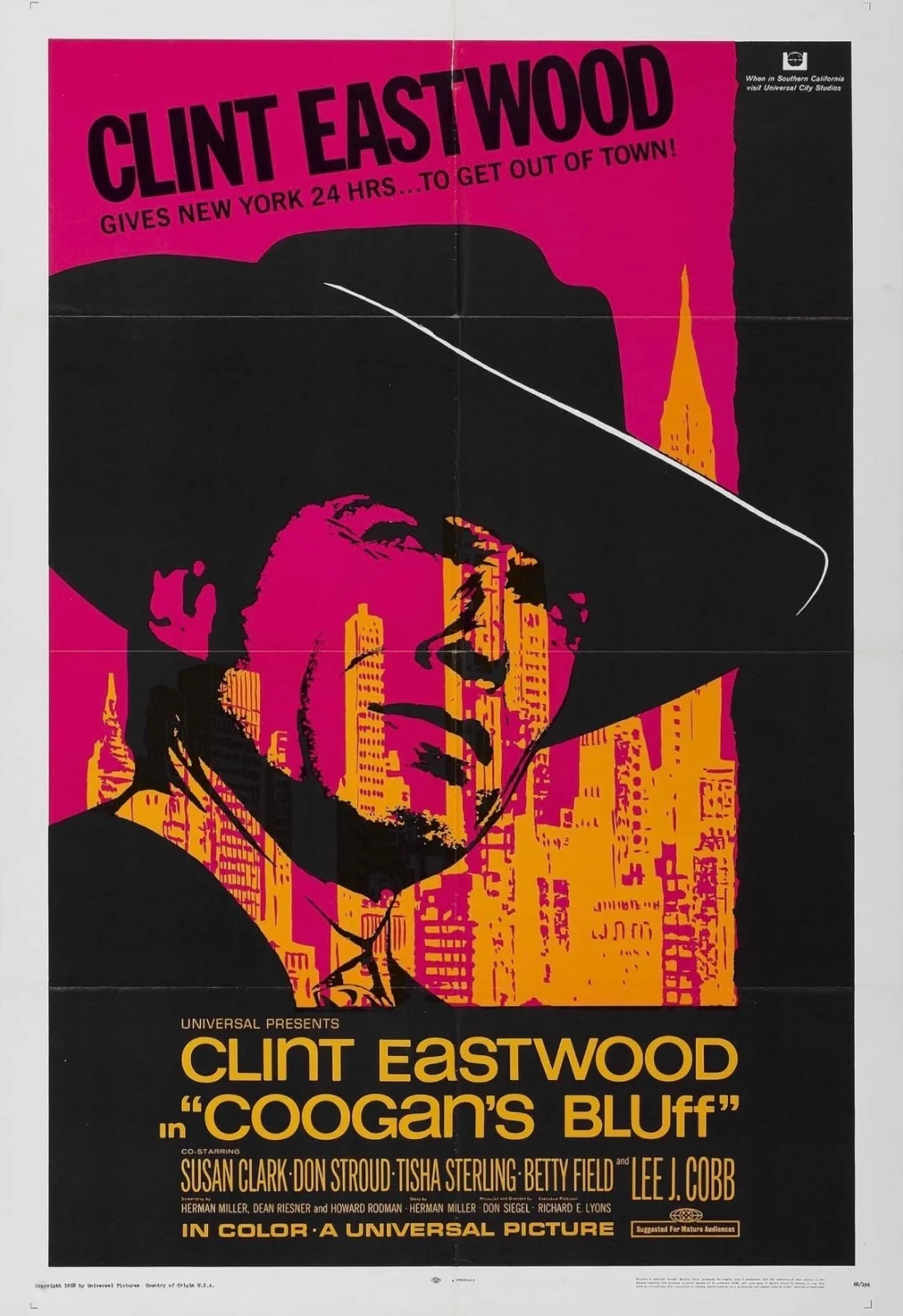 Coogan's Bluff - 1968 - Very Rare Unmounted Genuine 35mm Film Cells, изображение 2