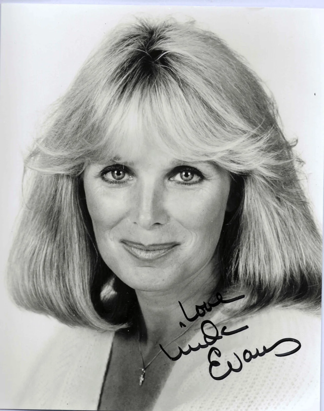 John Forsythe, Linda Evans — 2 pics Dynasty cast SIGNED... LINDA EVANS & JOHN FORSYTHE each with COA 8x10, image 5