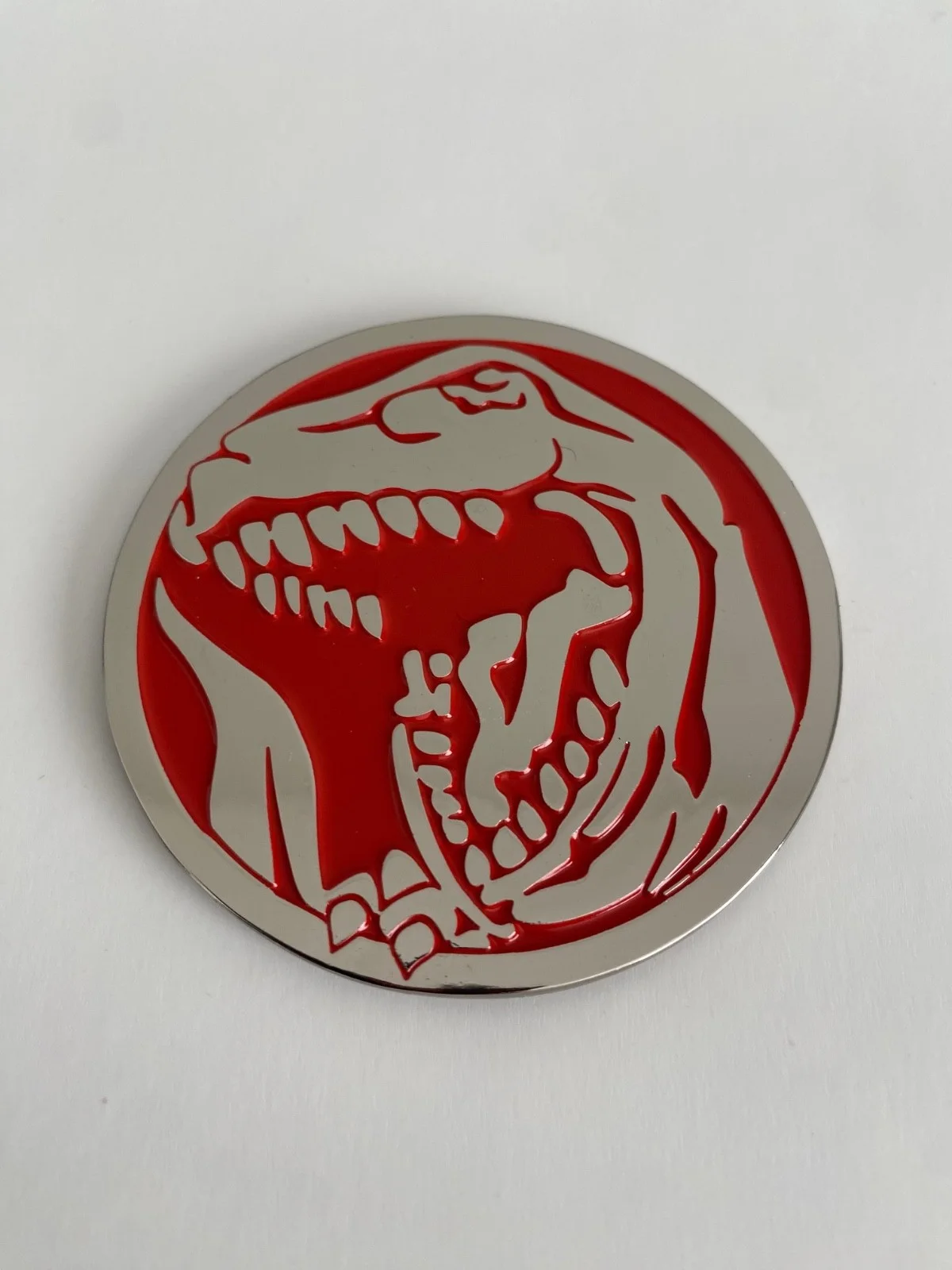 Steve Cardenas — Mighty Morphin Power Rangers Red Ranger Coin Steve/Cardenas Signed, изображение 4