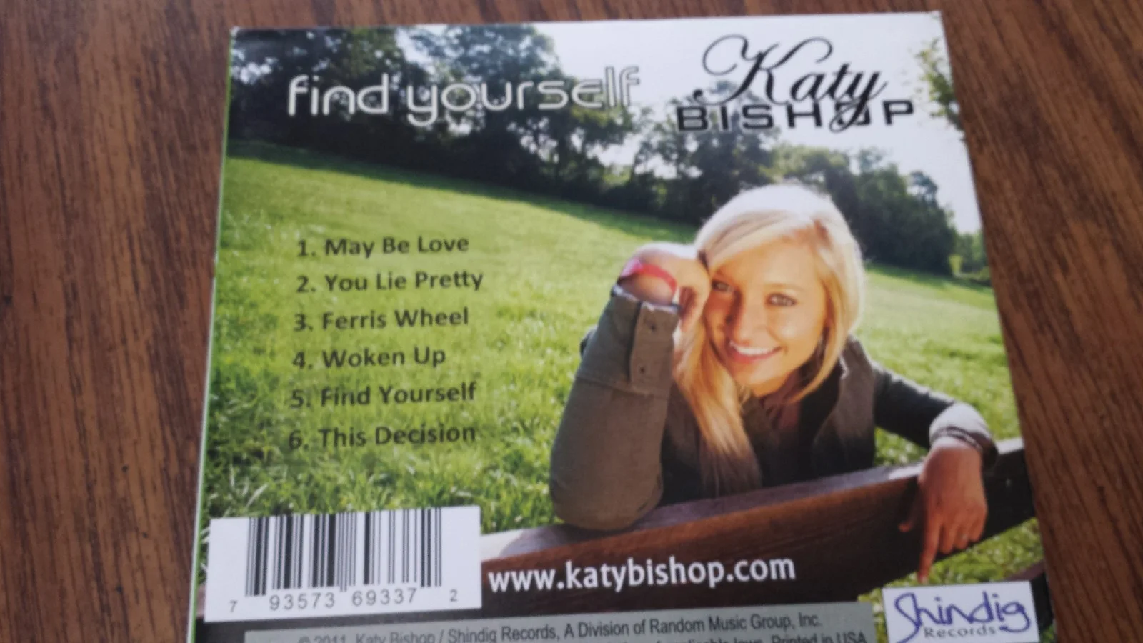 Katy Bishop Signed Autograph Cd Country Music, image 2