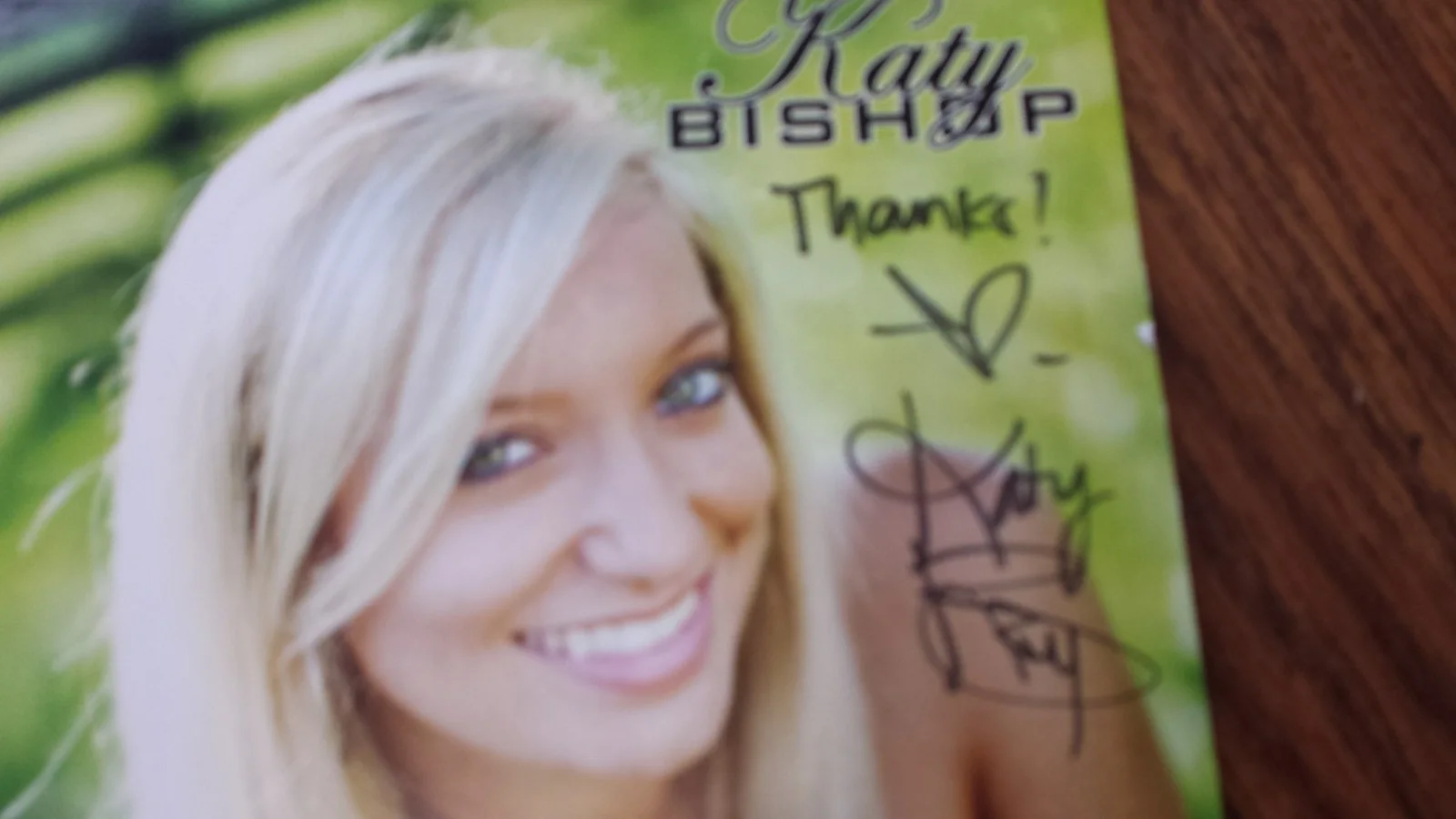 Katy Bishop Signed Autograph Cd Country Music, image 4