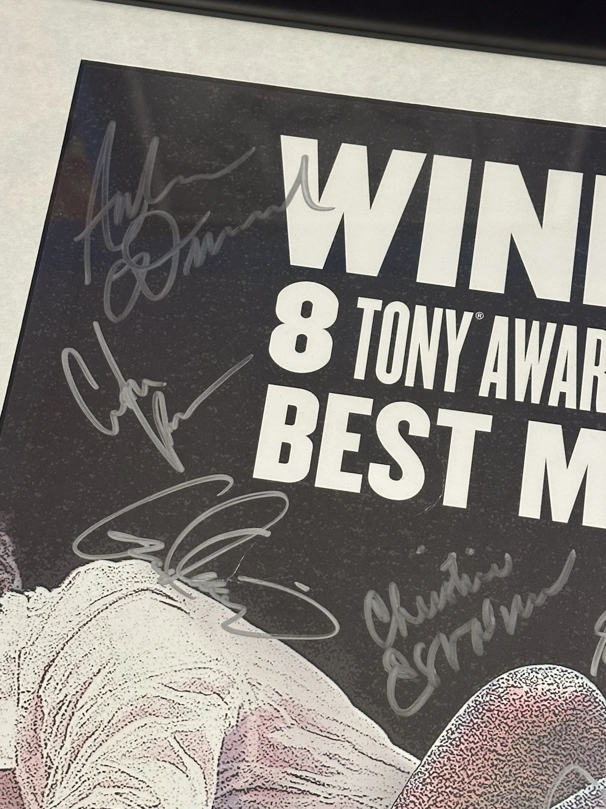 Spring Awakening 2008 Cast Signed Framed Poster Andrew Durand Hunter Parrish, image 5