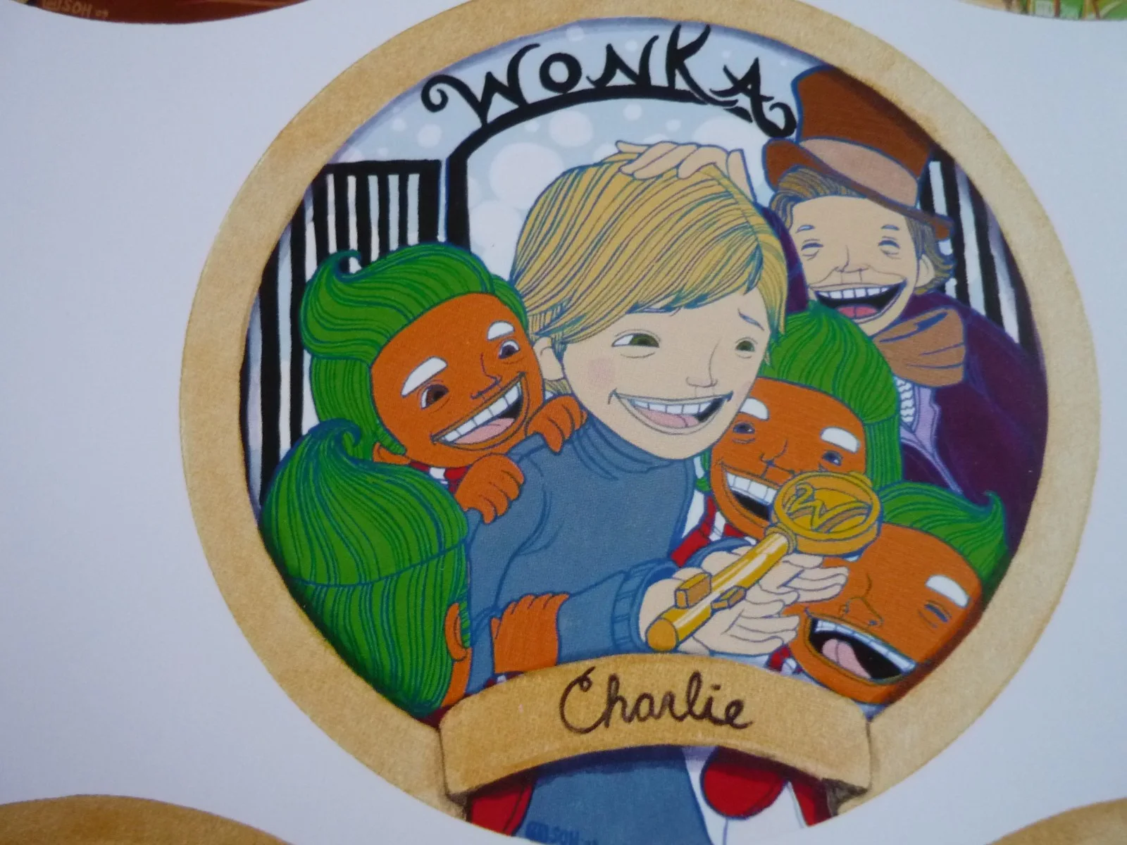 Framed mounted 14x11 inchs Poster Film Willy Wonka & the Chocolate Factory mike, изображение 3
