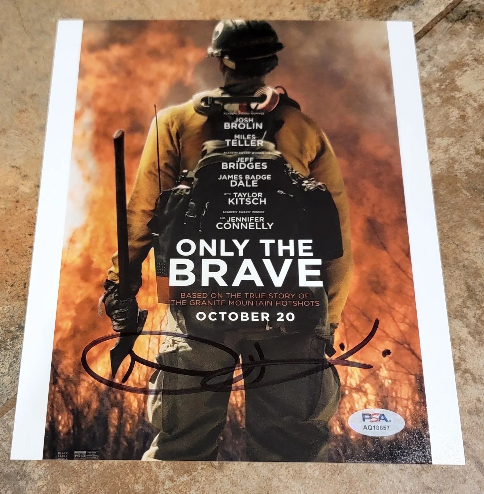 Joseph Kosinski — Joseph Kosinski signed 8x10 photo PSA DNA autograph Only The Brave