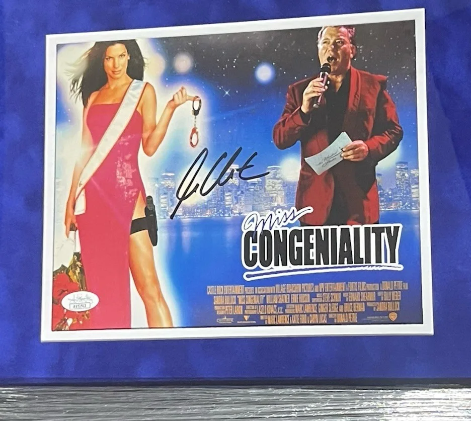 William Shatner — WILLIAM SHATNER Miss Congeniality AUTOGRAPH SIGNED 8x10 Custom Framed Photo JSA., изображение 4