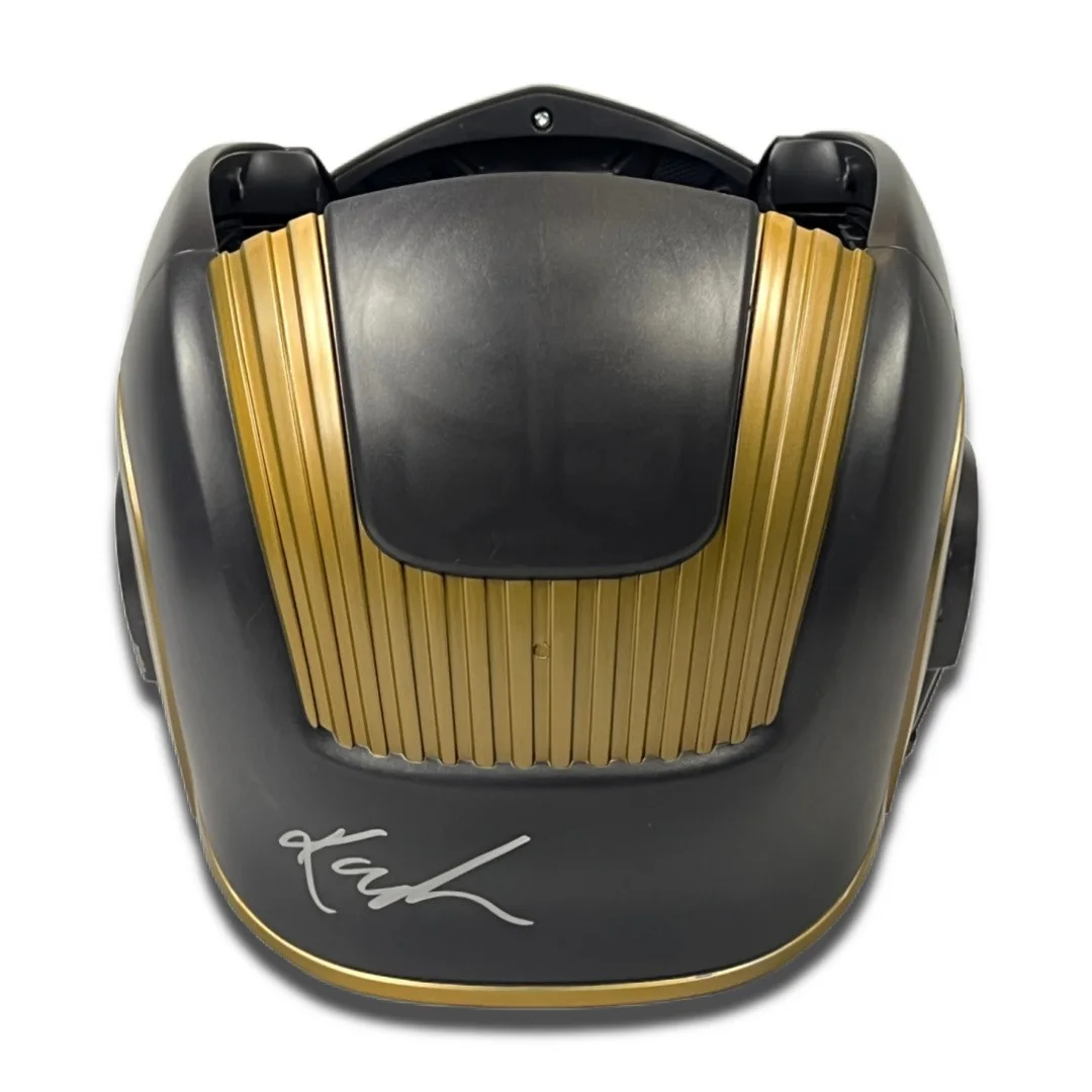 Samuel L Jackson, Paul Rudd, Karen Gillan, Paul Bettany — Samuel L Jackson, Paul Rudd Cast signed Starlord Mask JSA LOA Guardians Marvel, изображение 3