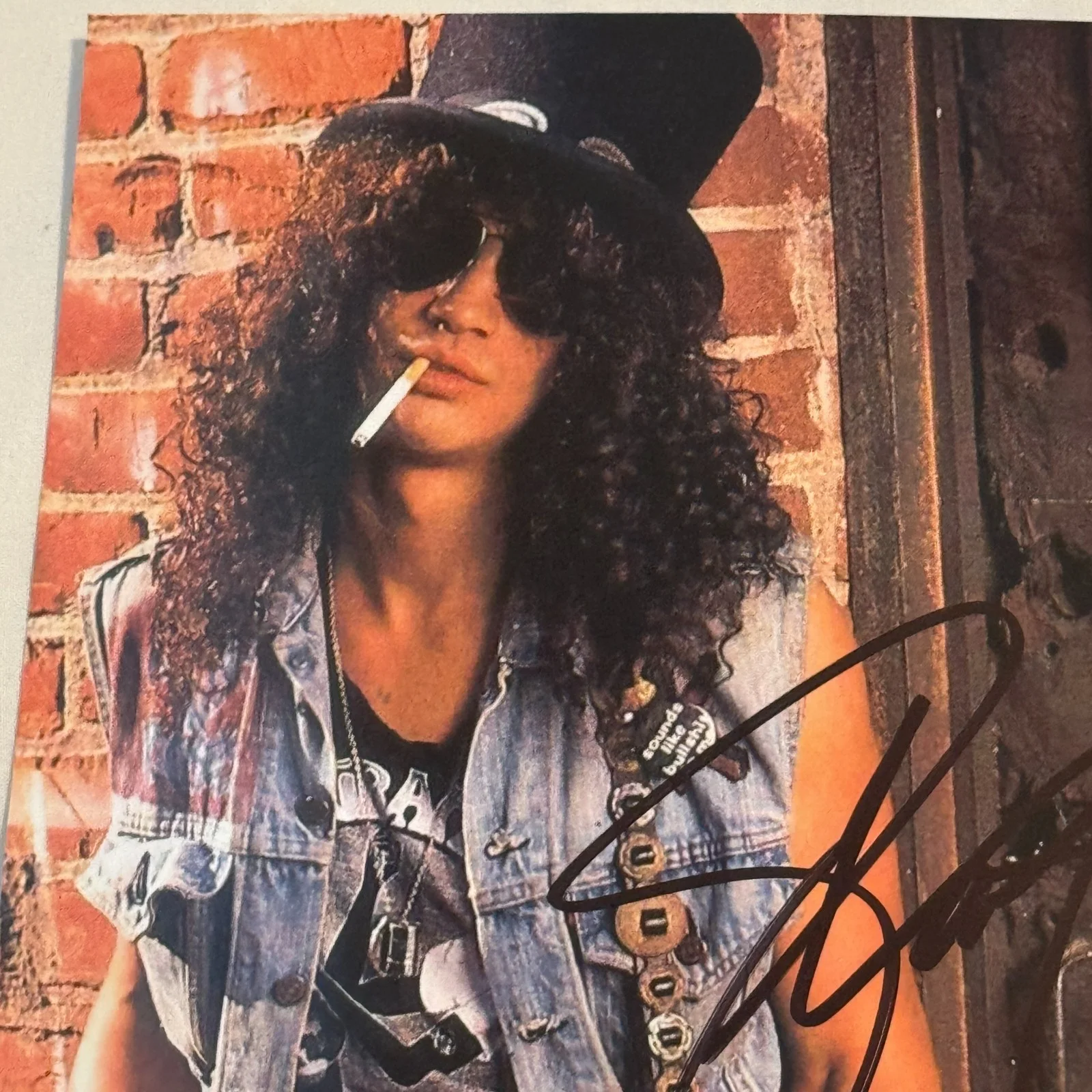 SLASH SIGNED AUTOGRAPHED 8x10 PHOTOGRAPH AUTO PHOTO GUNS N ROSES VELVET REVOLVER, изображение 2