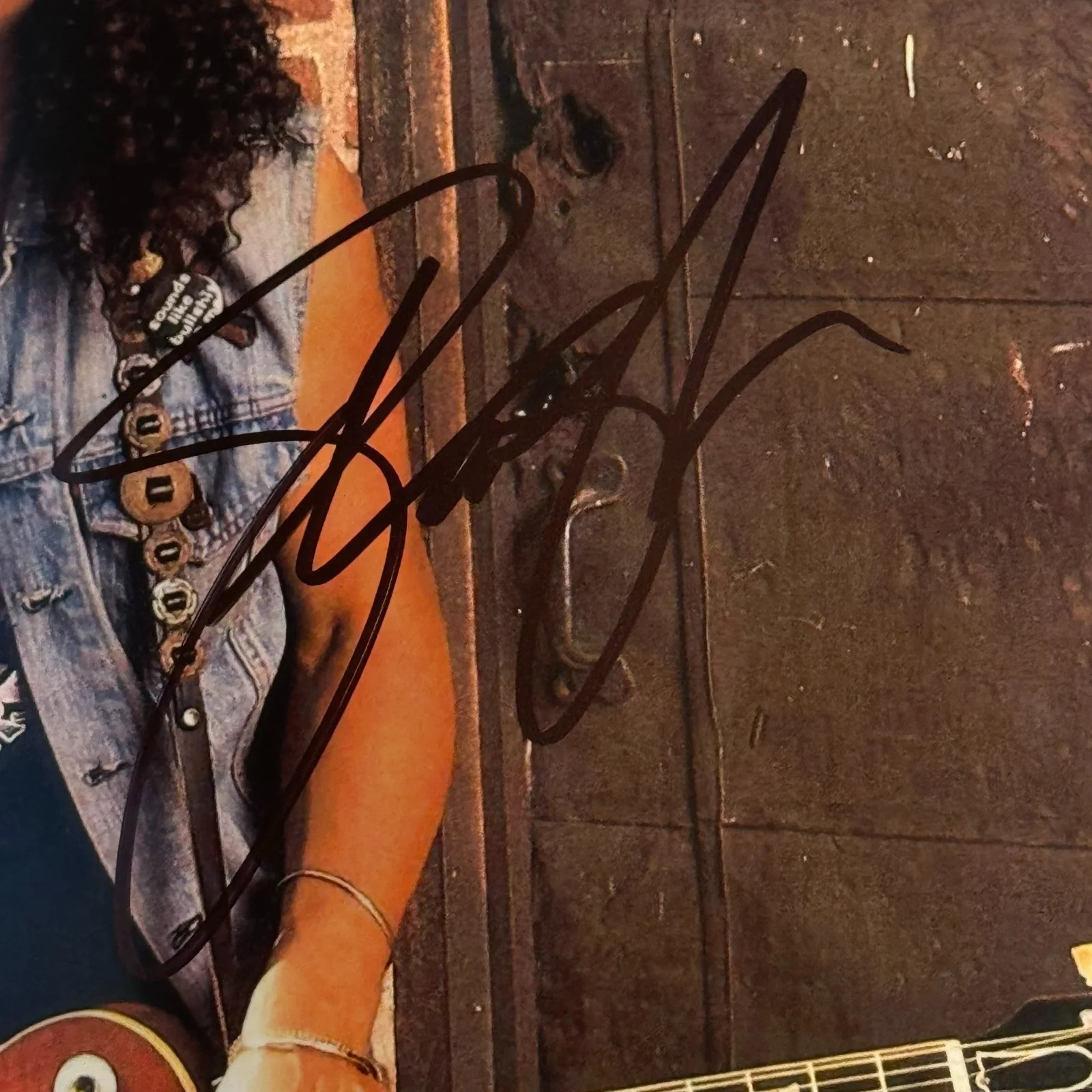 SLASH SIGNED AUTOGRAPHED 8x10 PHOTOGRAPH AUTO PHOTO GUNS N ROSES VELVET REVOLVER, изображение 3